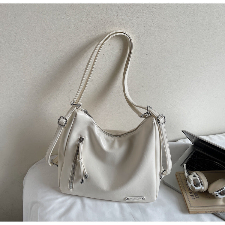 Retro Large Tote Bag for Women Stylish Casual Shoulder Bag