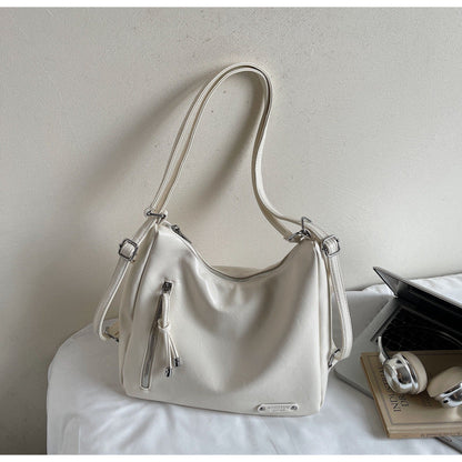 Retro Large Tote Bag for Women Stylish Casual Shoulder Bag