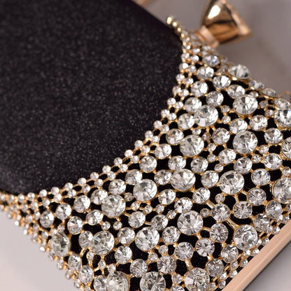 Rhinestone Evening Clutch Bag Chic Elegant Pouch
