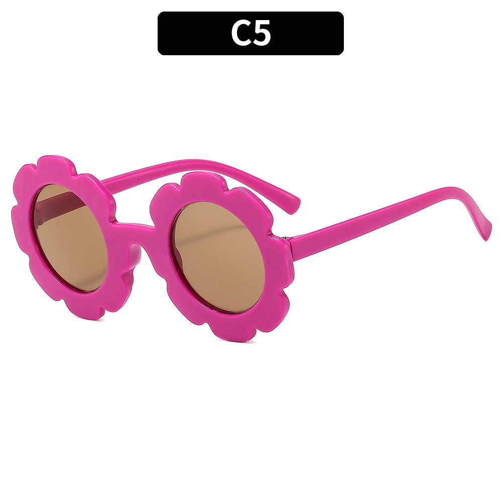 Colorful Children’s Classic Sunflower Sunglasses Cute UV Protection