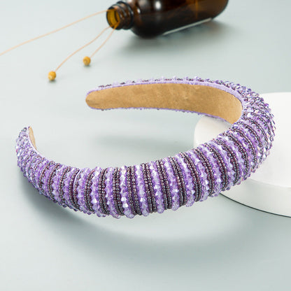 Handcrafted Beaded Headband Stylish Daily Hair Accessory