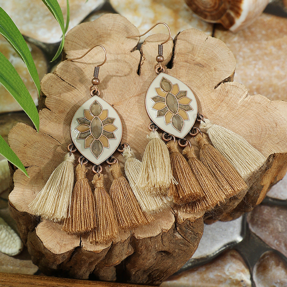Bohemian Style Vintage Owl Earrings Zinc Alloy Jewelry