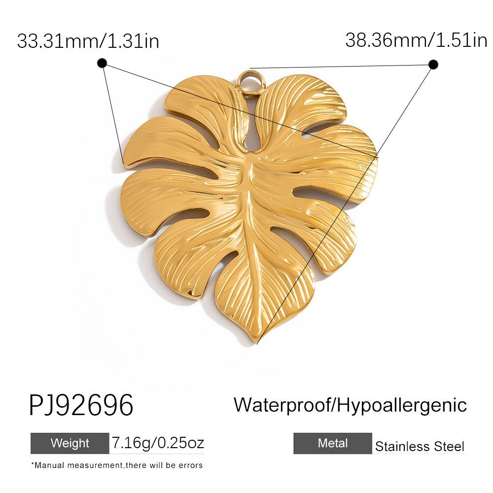 Handcrafted 18K Gold Heart Shell Pendant Necklace & Bracelet Set