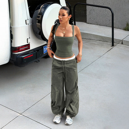 Y2K Sexy Strapless Crop Top Women's Fashion