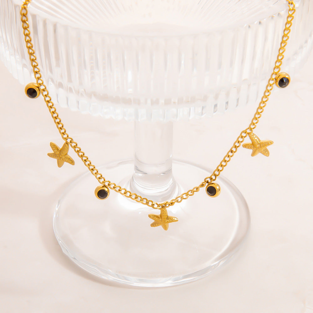 Geometric Design Stainless Steel Necklace for Women
