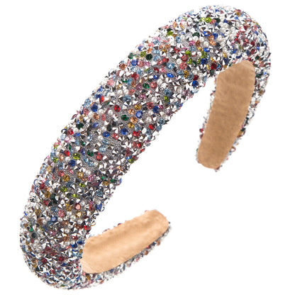 Trendy Pearl Hairband With Rhinestones for Women