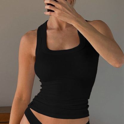 Women's Slim Fit Yoga Tank Top Casual Athletic Wear