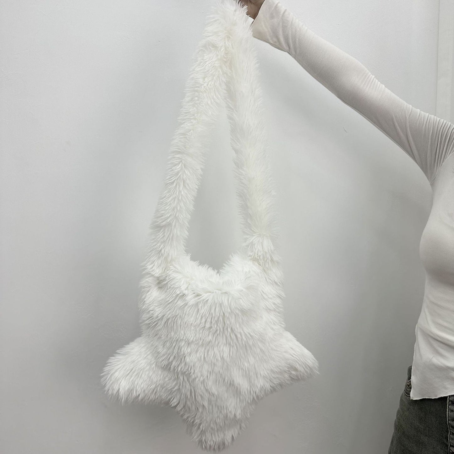 Furry Large Capacity Star-shaped Shoulder Bag