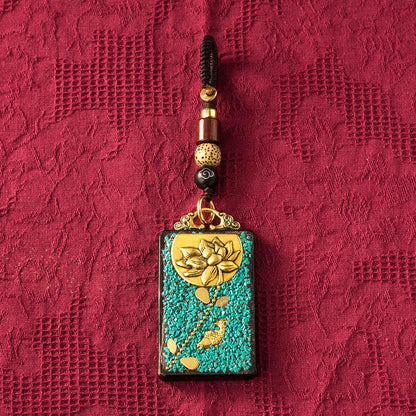 Nepal Exotic Keychain Pendant Creative Personality Men'S And Women'S Car Chain Red Hand Woven Rope Pendant