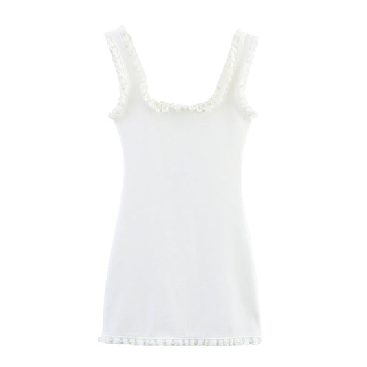 Trendy Sexy Floral Straps Mini Dress