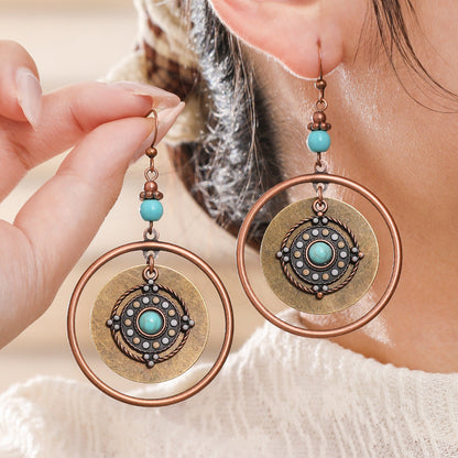 Retro Bohemian Tassel Earrings for Women â€?Creative Hollow Design