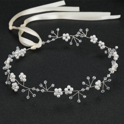 Pearl Soft Chain Headband Bridal Hair Ornament