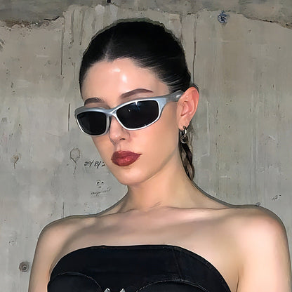 Y2K Cyberpunk Sport Sunglasses Stylish Futuristic Shades