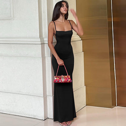 Summer Casual Chiffon Slip Dress for Women