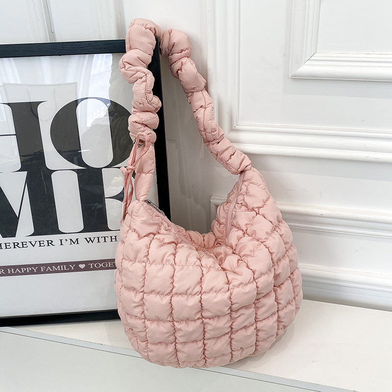 Trendy Nylon Cloud Bag Soft Casual Shoulder Bag