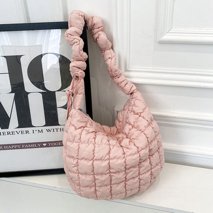 Trendy Nylon Cloud Bag Soft Casual Shoulder Bag