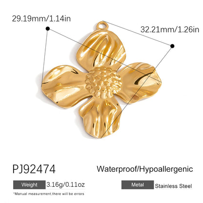 DIY Stainless Steel Jewelry Accessories Colorful Shell Pendant