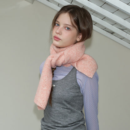 Solid Color Knitted Scarf for Women - Cozy Winter Wear