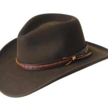 Stylish Wool Fedora Hats with Decorative Bands for Men