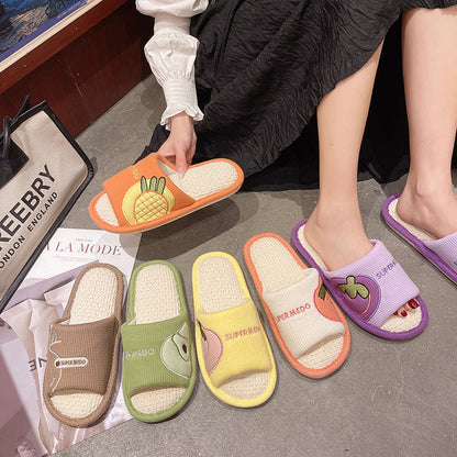 Slipeer - Linen Fruit Indoor Slippers