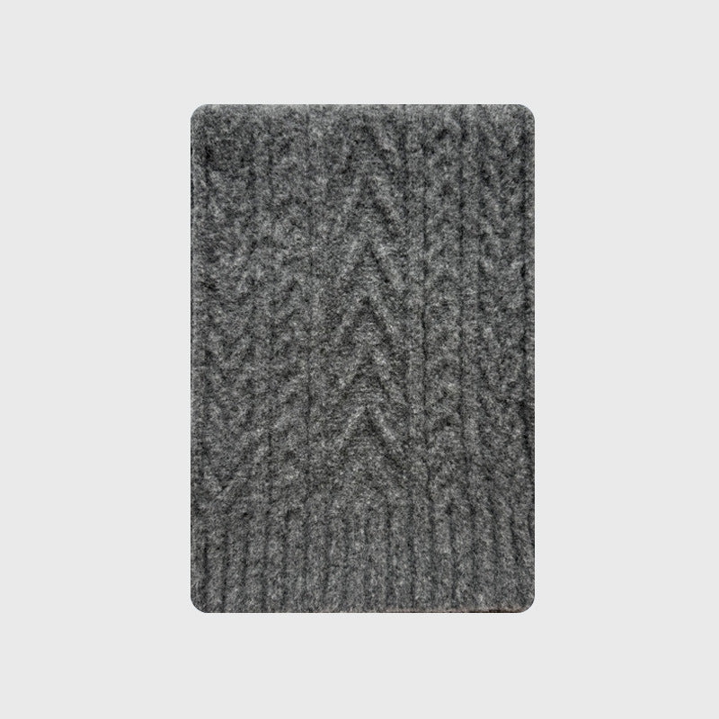 Handmade Chunky Knit Wool Blend Scarf for Women