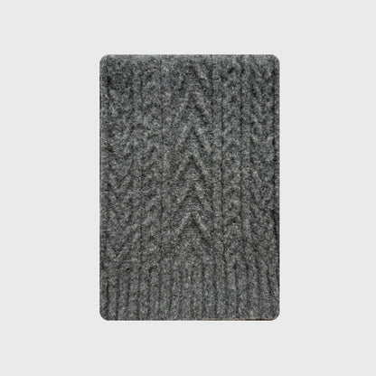 Handmade Chunky Knit Wool Blend Scarf for Women