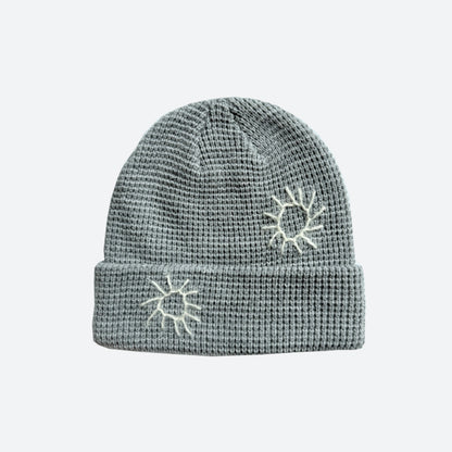 Handmade Embroidered Sunflower Wool Knit Beanie Cap