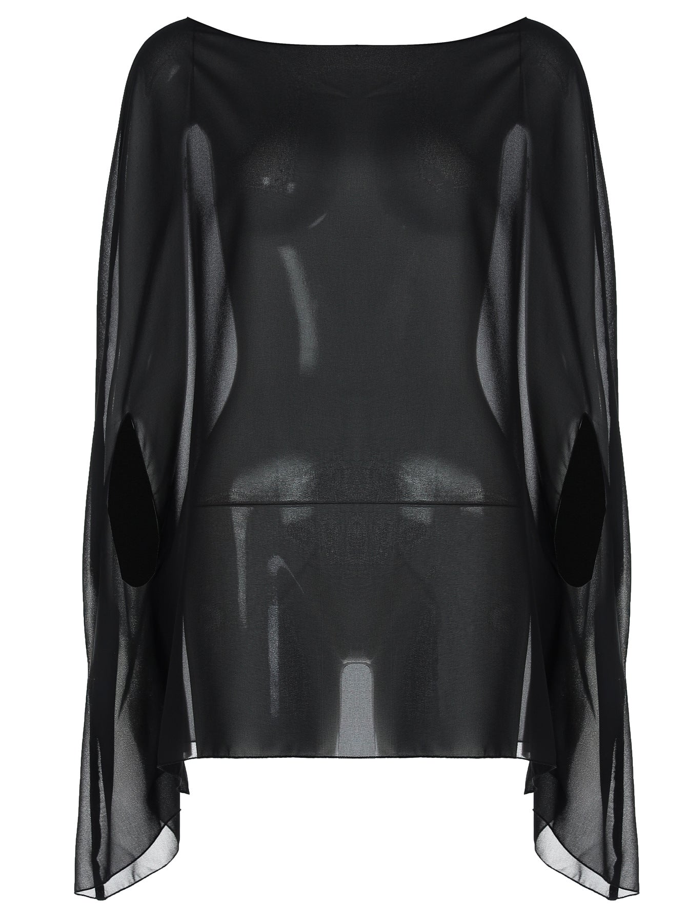 Casual Sheer Loose-Fitting Chiffon Top for Women