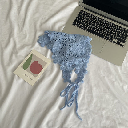 Solid Color Floral Headband