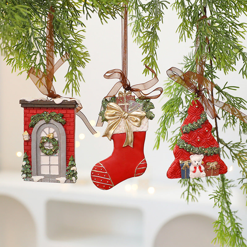 Colorful Christmas Tree Hanging Ornament