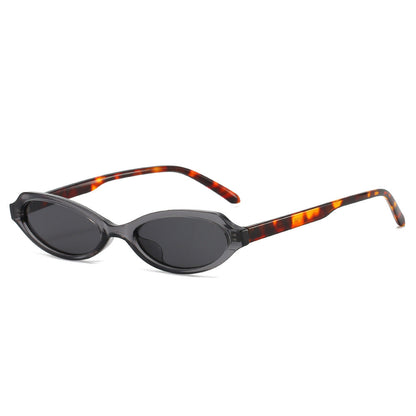 Trendy Oval Sunglasses Non-Polarized UV400 Protection for Fashion and Outdoor Activities