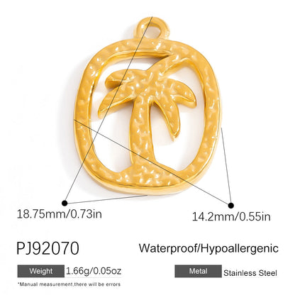 Bohemian Style Stainless Steel Beach Pendant Necklace