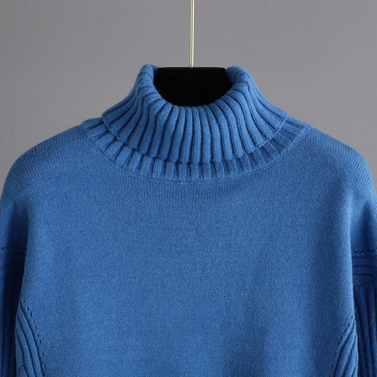 2+ Loose High Collar Knit Sets