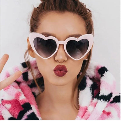 Colorful Heart-Shaped Sunglasses for Family Fun