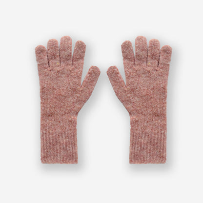 Handmade Wool Blend Sequin Mittens With Touch Screen Capability