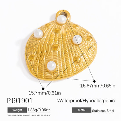 DIY Gradient Butterfly Flower Stainless Steel Pendants