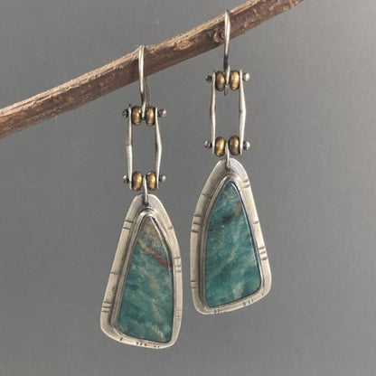 Vintage Geometric Irregular Dangle Earrings