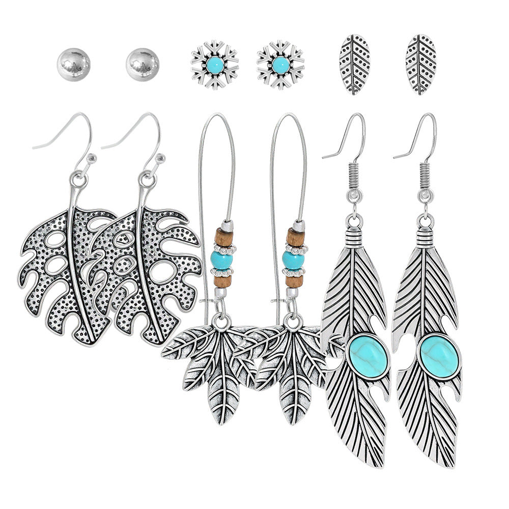 Bohemian Vintage Hollow Circle Earrings for Women