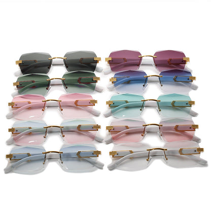 Trendy Gradient Colored Sunglasses for Women