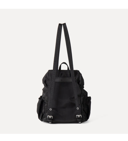 Trendy Solid Color Nylon Drawstring Backpack