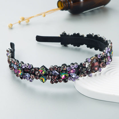 Baroque Style Floral Headband Elegant Hair Accessory