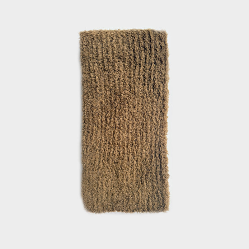 Handmade 25% Wool Blend Knitted Scarf for Women