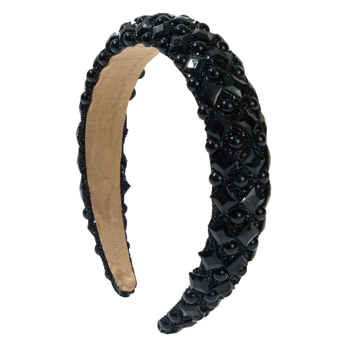 Trendy Resin Pearl Headband Elegant Hair Accessory