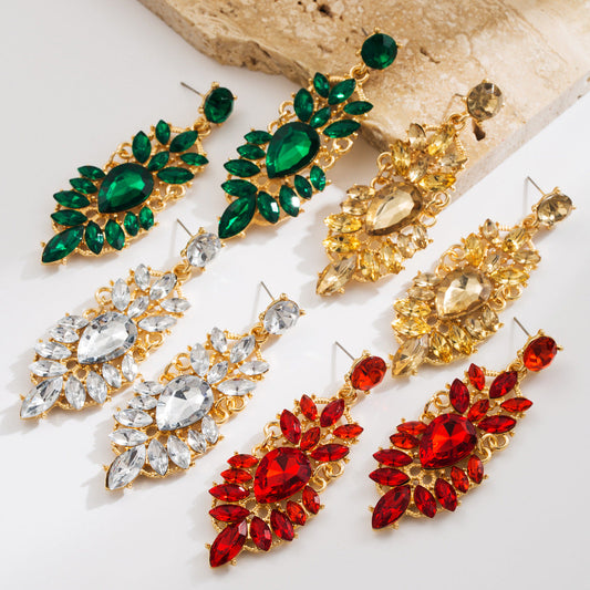 Vintage Water Drop Statement Earrings for Women