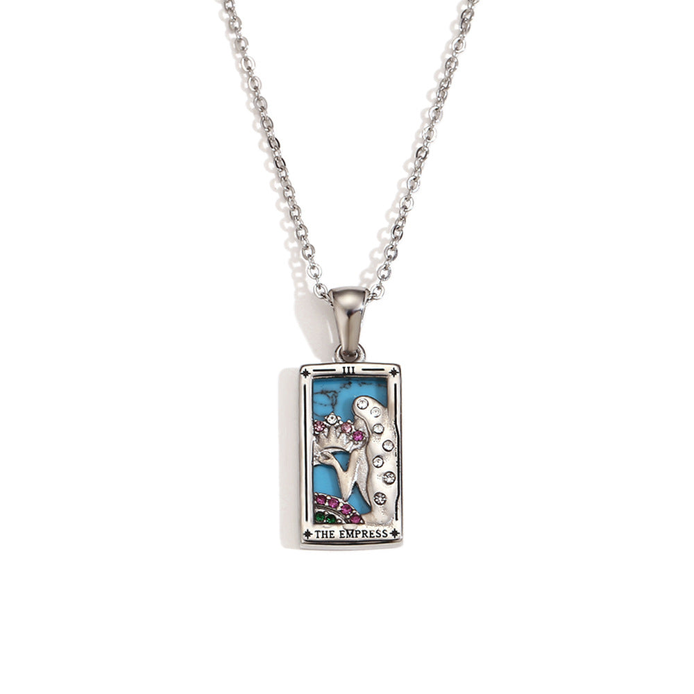 2+ Vintage Zircon Pendant Necklaces