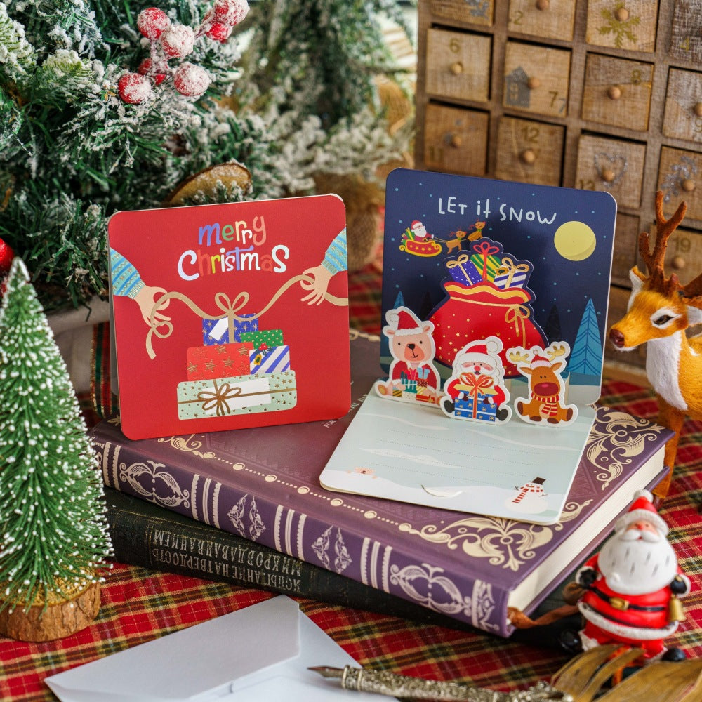 Funny 3D Pop Up Merry Christmas Card