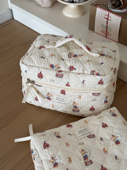 Rabbit Paradise Makeup Bag Cute Cartoon Travel Storage