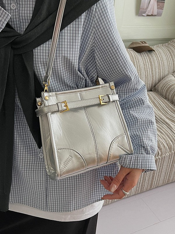 Women's Trendy Reflective Mini Crossbody Bag