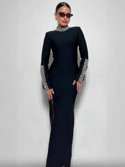 Elegant Lace Long Sleeve Mermaid Dress For Women