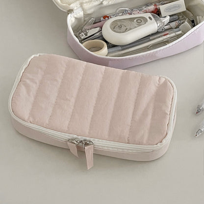 Chic Macaron Pencil Case Large Capacity Storage Bag